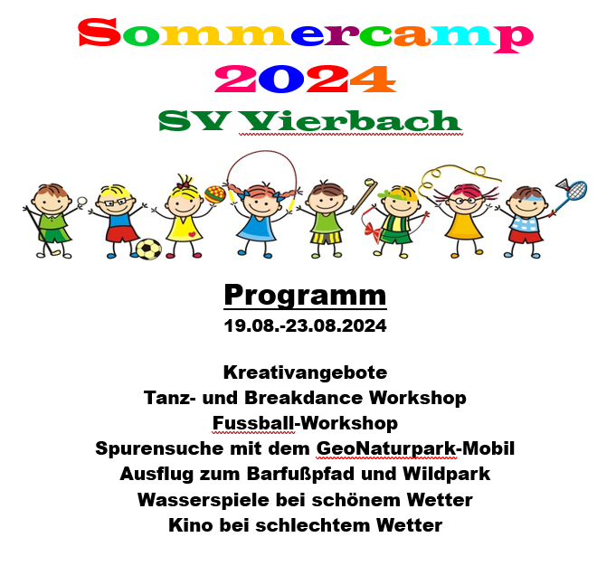 1. Sommercamp des Sportvereins