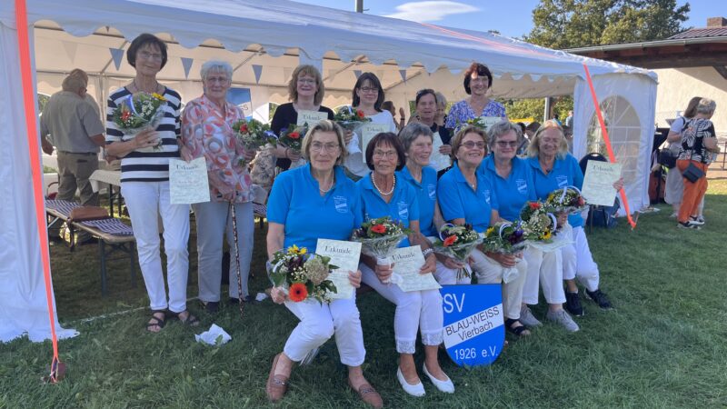 50 Jahre Damengymnastik bei herrlichem Sommerwetter