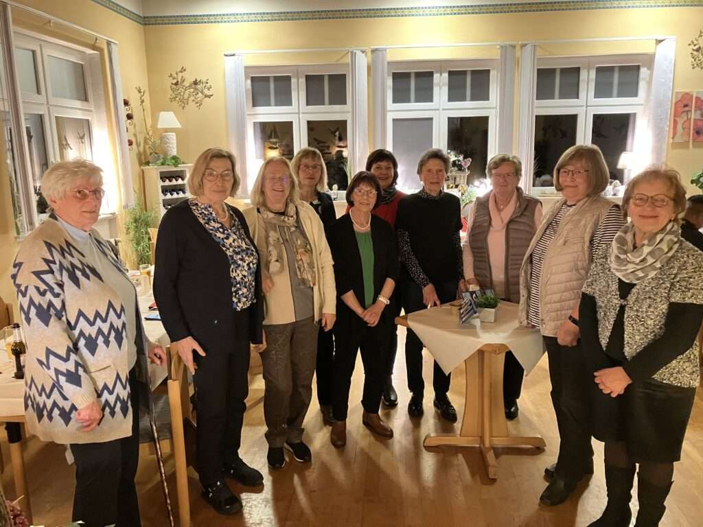 Jahresabschluss bei den Seniorinnen der Gymnastikgruppe