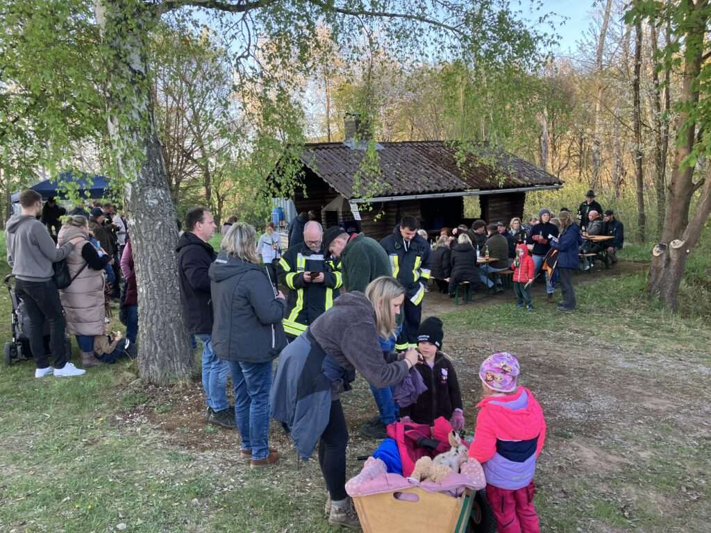 ‚Volles Haus‘ beim Osterfeuer