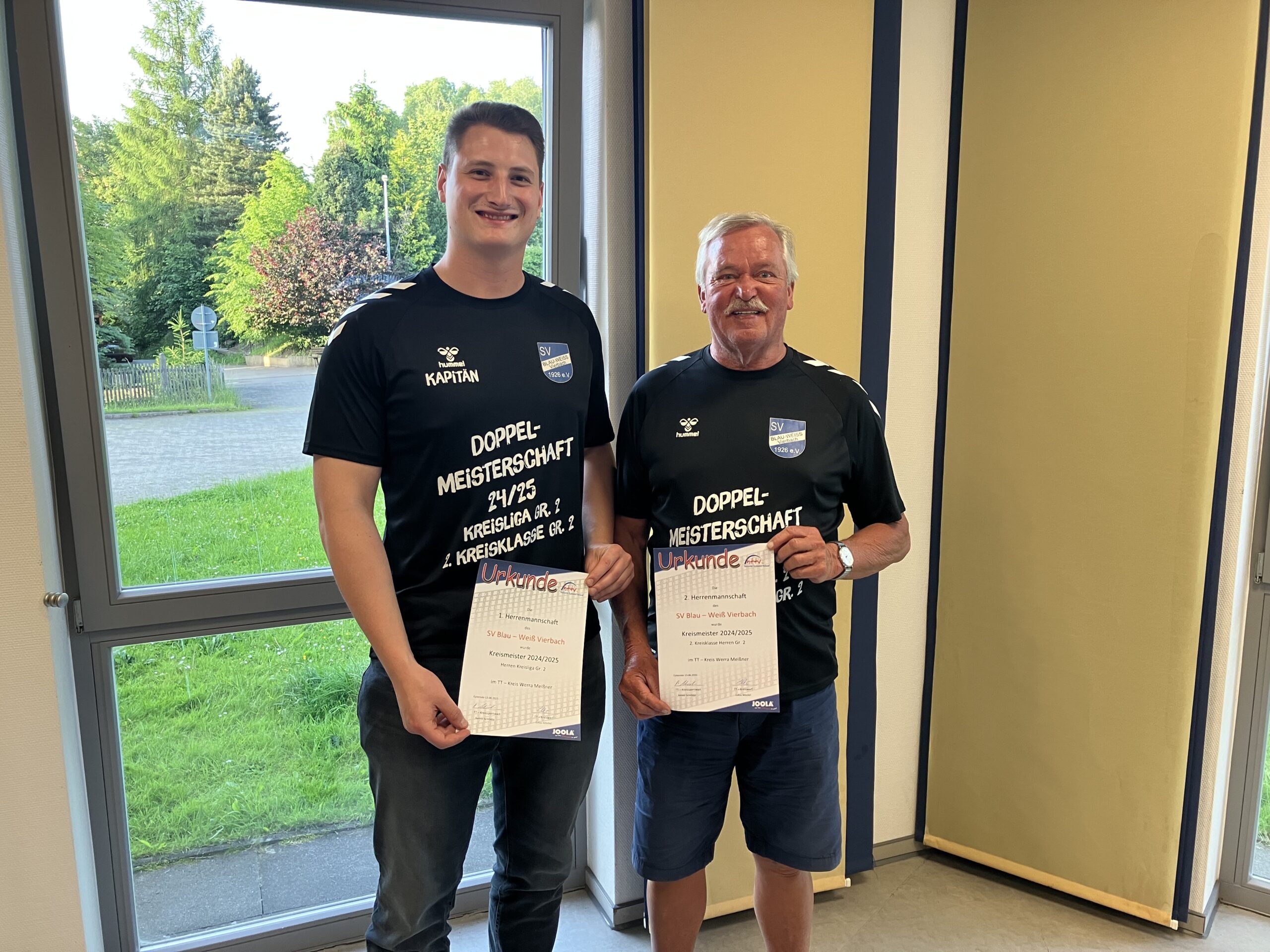 Ehrung für erfolgreiche TT – Teams