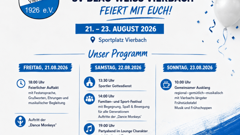 Nur noch wenige Wochen bis zum großen Fest